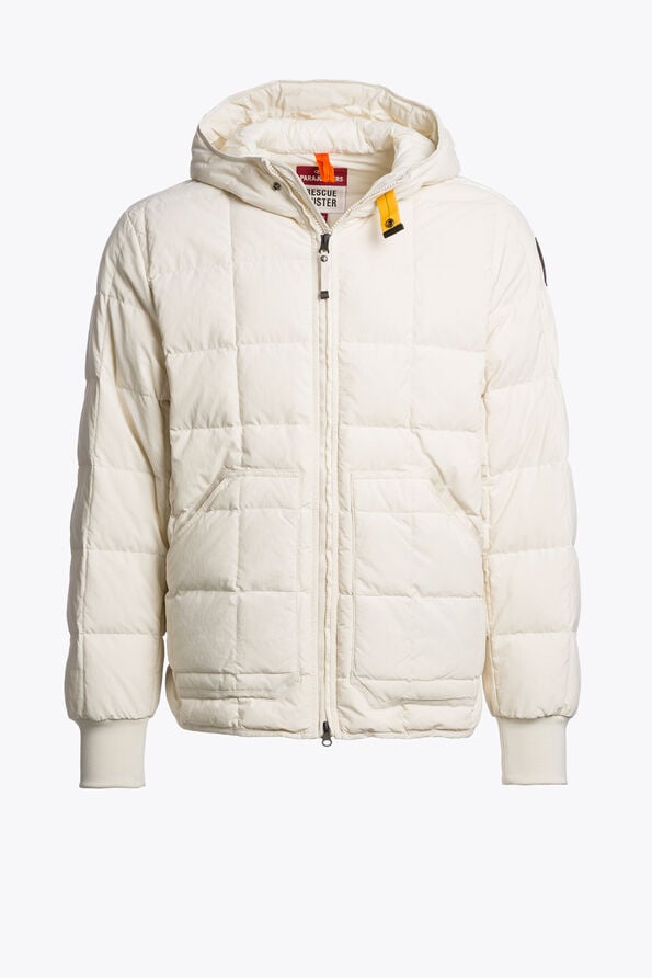 Parajumpers NIPAWIN - HOODED JACKET WARM IVORY 26WMPMPUQD03P330132