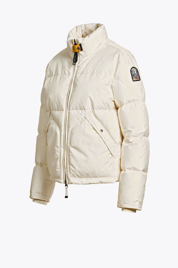 Parajumpers MALLERY - SHORT JACKET WARM IVORY 26WMPWJKMA36P510132