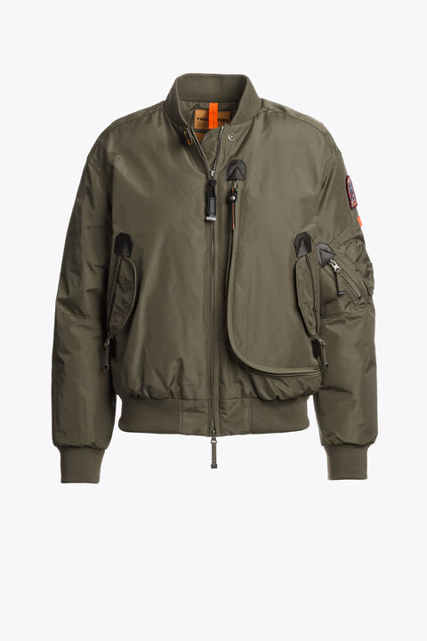 Parajumpers SHYNA - BOMBER OLIVE GREY 25WMPWJKMA35P660103