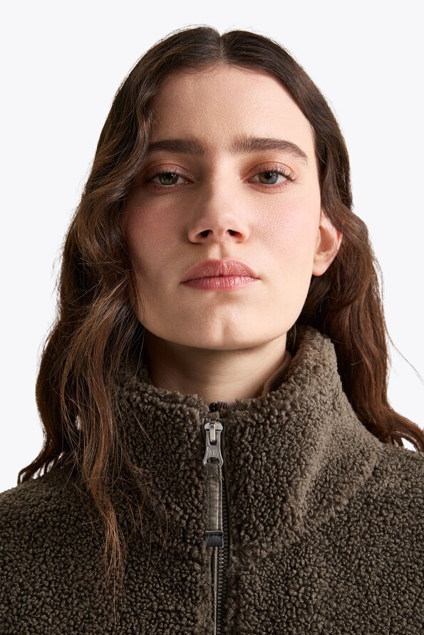 Parajumpers HONKA - HALF-ZIP SWEATSHIRT TAGGIA OLIVE 26WMPWFLPF34P640218