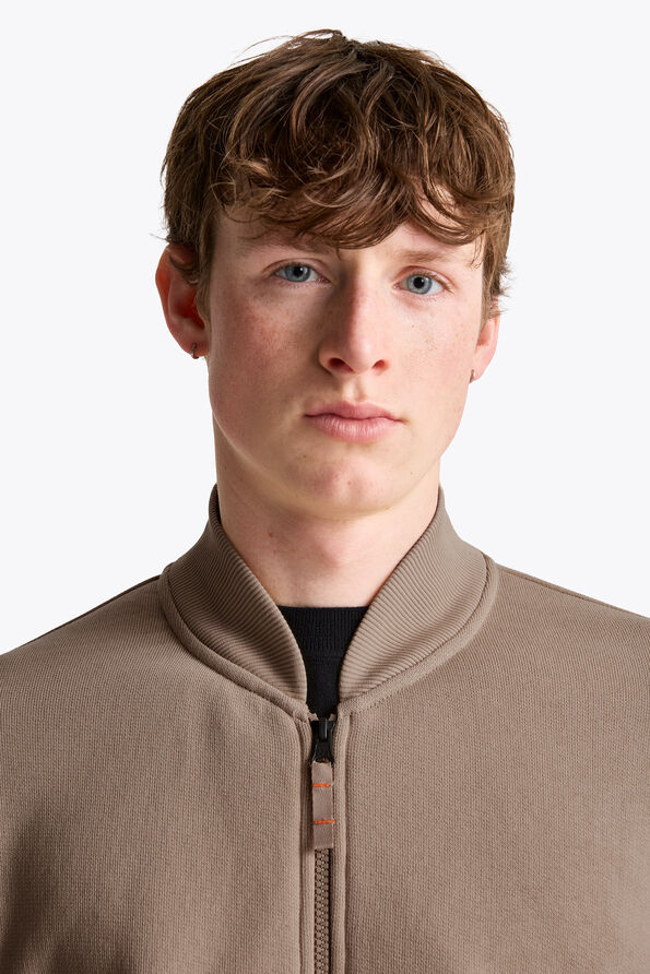Parajumpers ASSORO - FULL-ZIP SWEATSHIRT SLATE MUD 26WMPMFLFJ03P190128