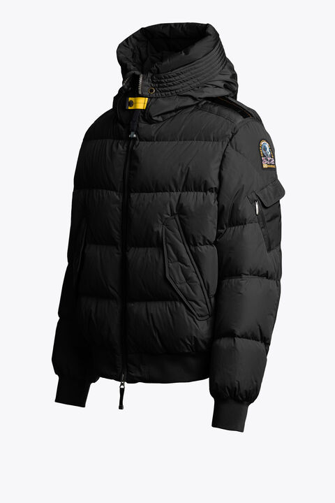 Parajumpers WILMONT - HOODED BOMBER BLACK 25WMPMPUHF02P170541