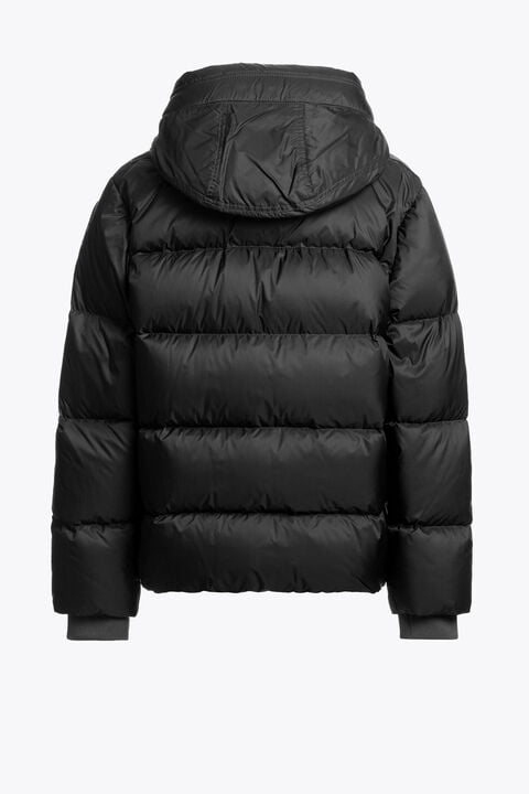 Parajumpers TYRIK - HOODED JACKET BLACK 26WMPBPUEN62PBB0541