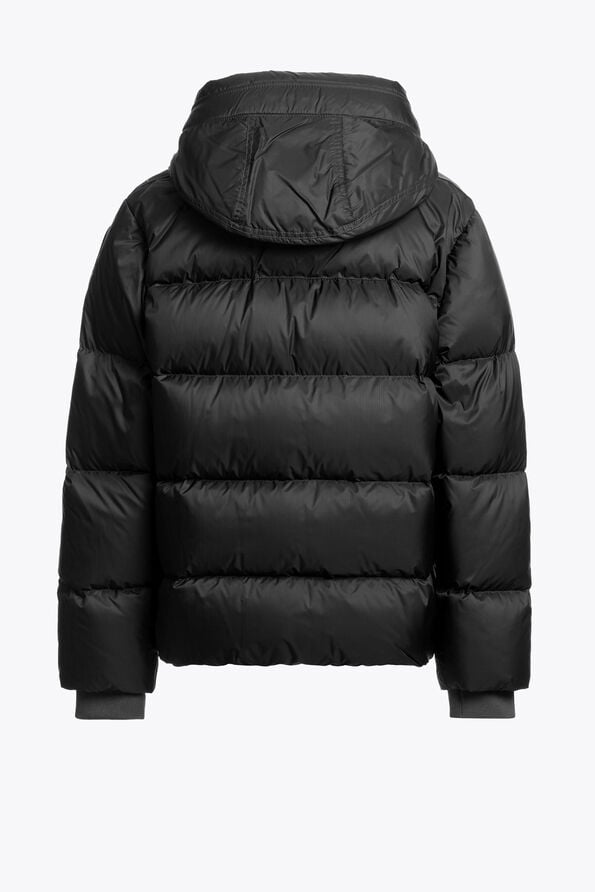Parajumpers TYRIK - HOODED JACKET BLACK 26WMPBPUEN62PBB0541
