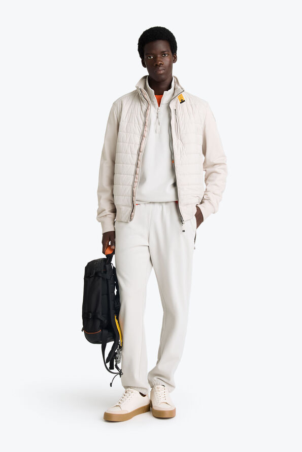 Parajumpers ELLIOT- HYBRID SWEATSHIRT ASHEN SAGE 26SMPMHYFP02P060274