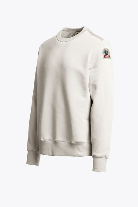 Parajumpers K2 - CREWNECK SWEATSHIRT WARM IVORY 26WMPMFLEY21P160132