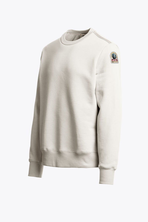 Parajumpers K2 - CREWNECK SWEATSHIRT WARM IVORY 26WMPMFLEY21P160132