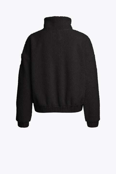 Parajumpers SORI - FULL-ZIP SWEAT BLACK 25WMPWFLPF32PC10541