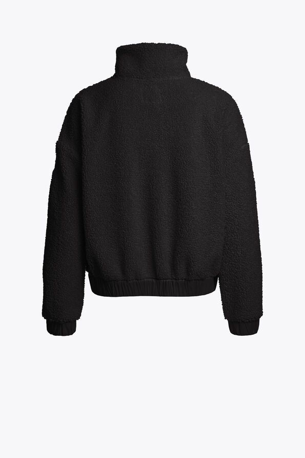 Parajumpers SORI - FULL-ZIP SWEAT BLACK 25WMPWFLPF32PC10541