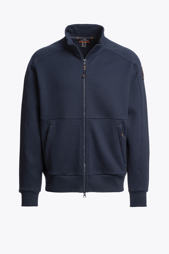 Parajumpers SPIKE - FULL-ZIP SWEAT BLUE NAVY 26SMPMFLRH02P200316