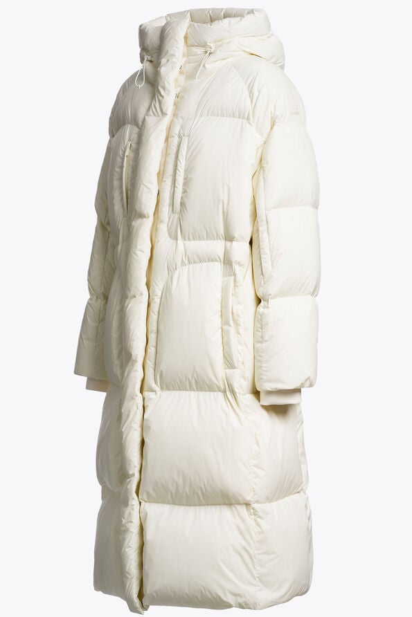 Parajumpers FALGE - LONG JACKET WARM IVORY 26WMPWPUVP32P790132
