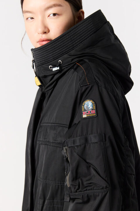 Parajumpers NETTIE - HOODED PARKA BLACK 25WMPWJKIN33P960541