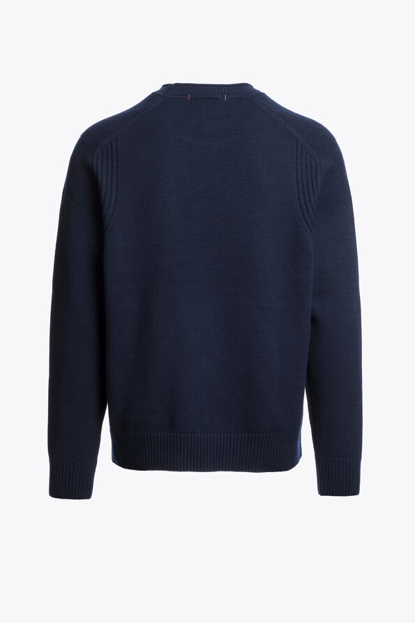 Parajumpers ENEGO - CREWNECK SWEATER BLUE NAVY 26WMPMKNLW01P280316