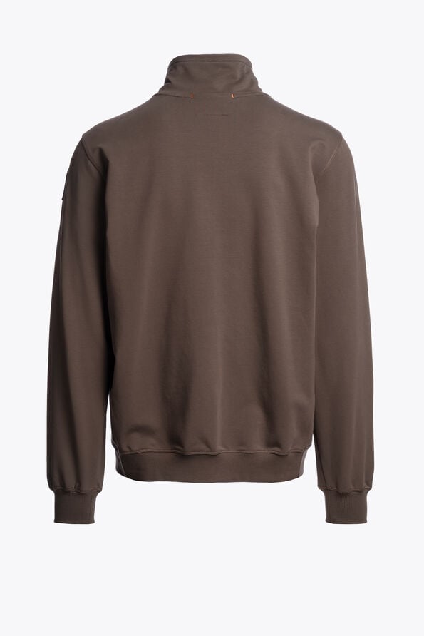 Parajumpers THURN - SWEATSHIRT MET RITS OVER DE VOLLEDIGE LENGTE ANTIQUE BRONZE 26SMPMFLRE02P350536