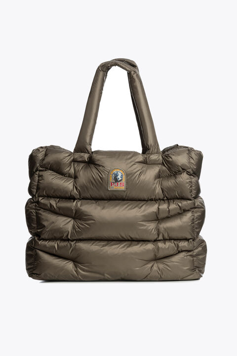 Parajumpers HOLLYWOOD - TOP HANDLE BAG OLIVE GREY 25WMPABABA32PAB0103