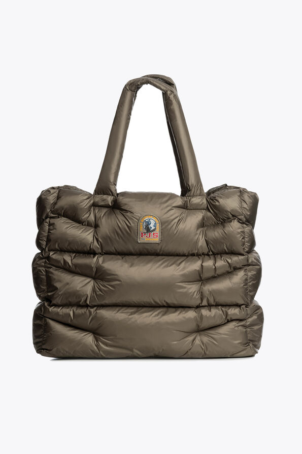 Parajumpers HOLLYWOOD - TOP HANDLE BAG OLIVE GREY 25WMPABABA32PAB0103