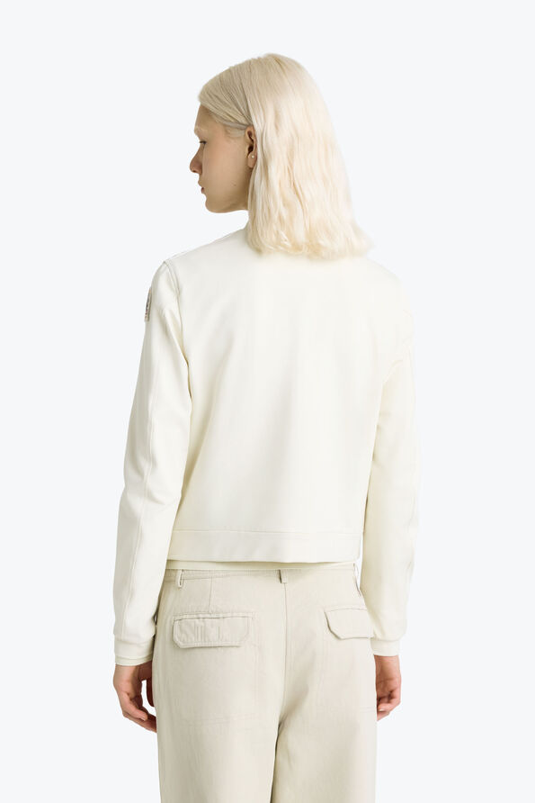 Parajumpers CORINA - HYBRID SWEATSHIRT MOSSY CHALK 26SMPWHYFP33P550277