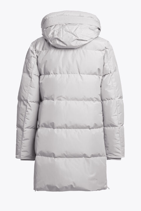 Parajumpers LONG BEAR - HOODED PARKA PEARL GREY 25WMPGJKMA83PGA0118