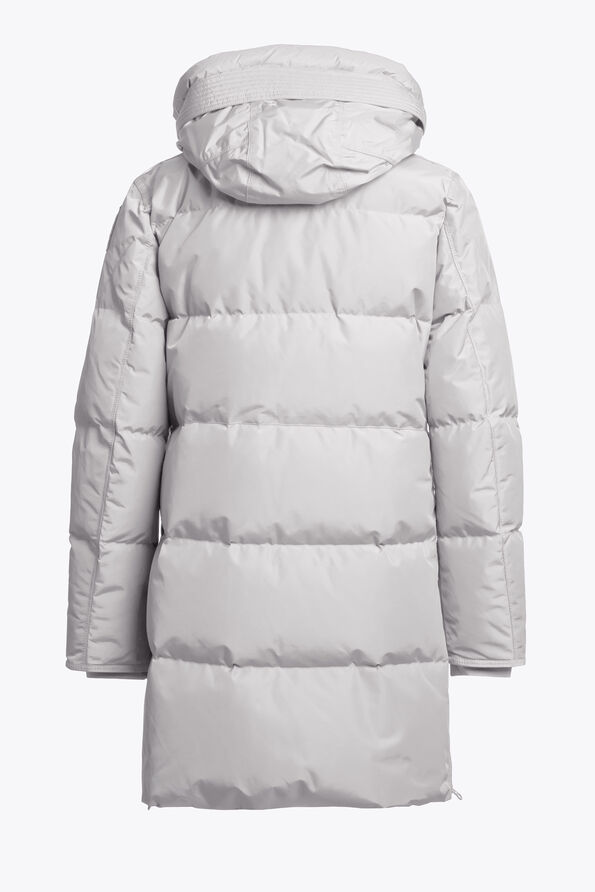 Parajumpers LONG BEAR - HOODED PARKA PEARL GREY 25WMPGJKMA83PGA0118