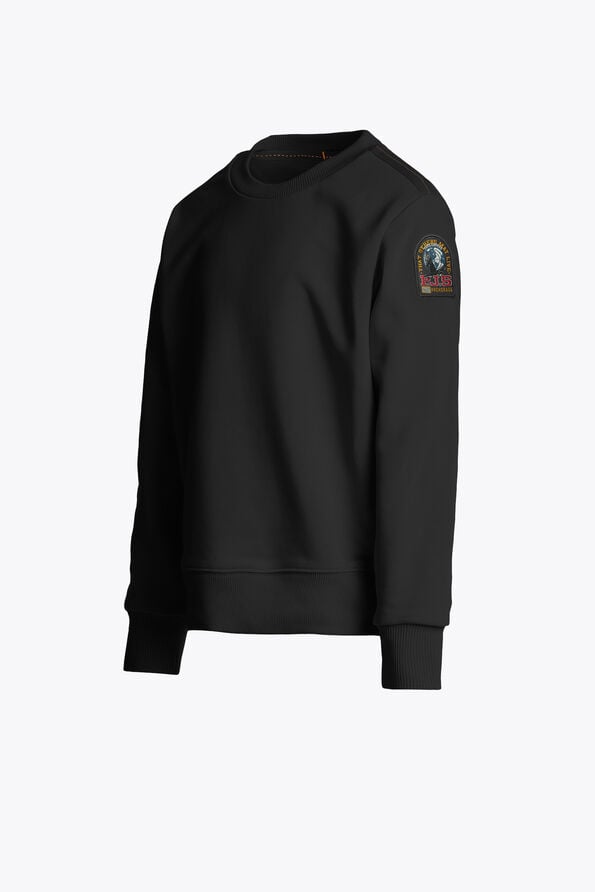 Parajumpers K2 - CREWNECK FLEECE BLACK 26SMPBFLEY61PBF0541