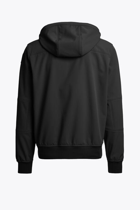 Parajumpers ABNER - WINDBREAKER JACKET BLACK 26WMPMJKEE01P120541