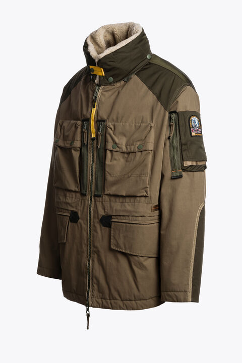 Parajumpers SWORD B. - FIELD JACKET EARTH  -  DEEP MOSS 25WMPMJKHW02P09B038