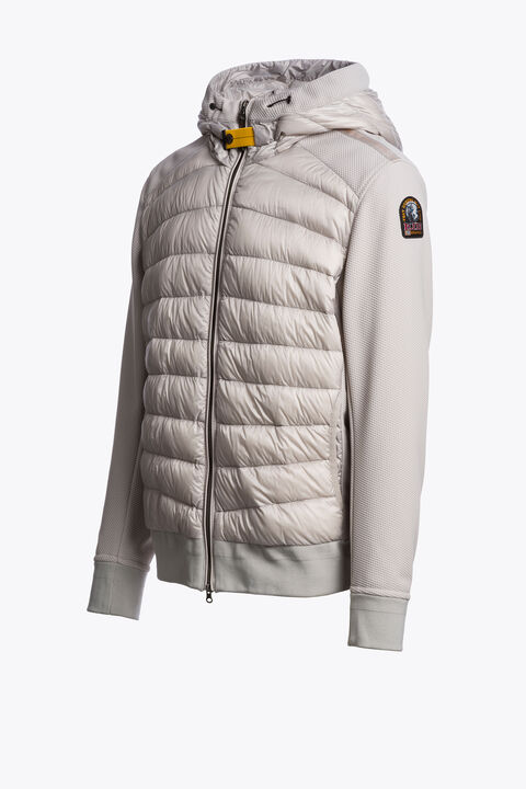 Parajumpers BUCK - HYBRID JACKET MID GREY 26WMPMHYWU04P100137