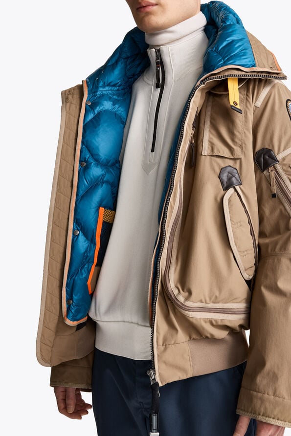 Parajumpers GOBI LIGHT - BLOUSON &Agrave; CAPUCHE BLACK 26WMPMJKMG01P030541