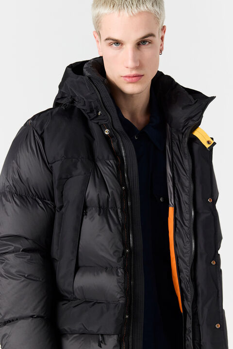 Parajumpers SHEDIR - HOODED PARKA BLACK 25WMPMPUEN04P180541