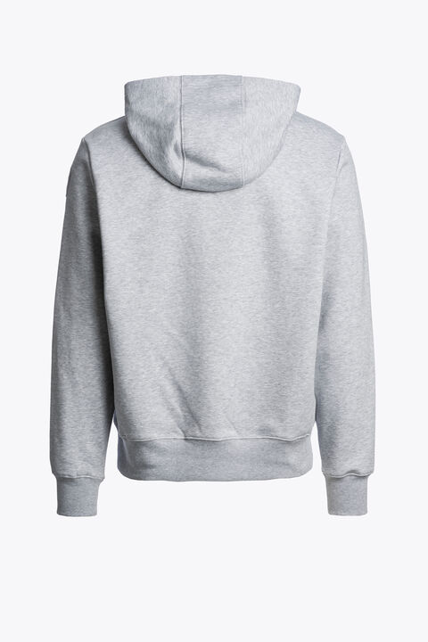 Parajumpers EVEREST - HOODED FLEECE ASH GREY MELANGE 25WMPMFLEY22P610608