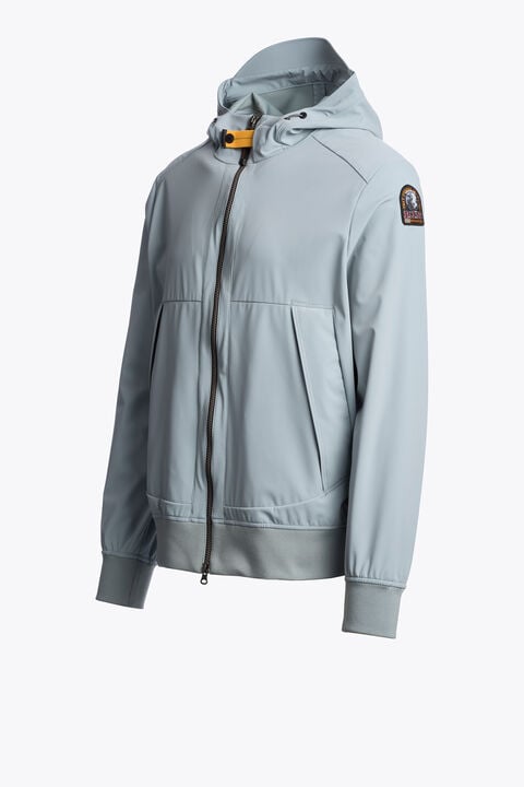 Parajumpers ABNER - WINDBREAKER JACKET STEEL BLUE 26SMPMJKEE01P030591