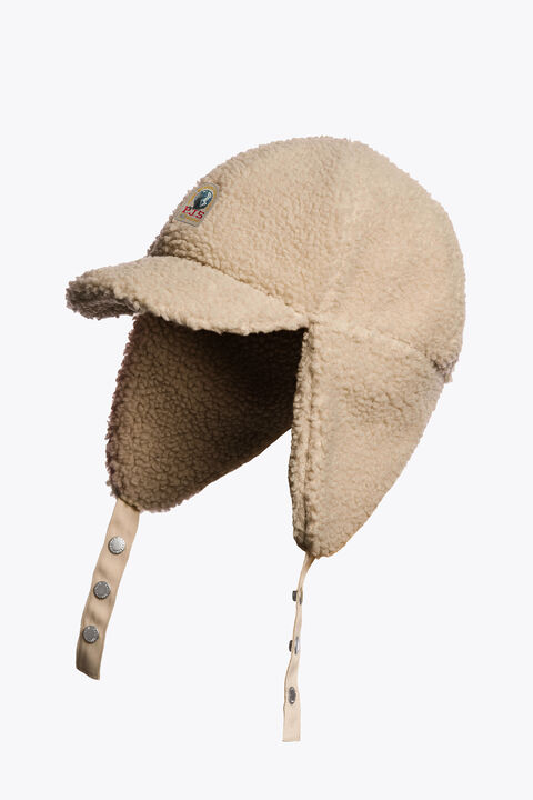 Parajumpers VEVEY - CURLY FLEECE JOCKEY HAT SUN KISSED 26WMPAHAHA41PAN0253