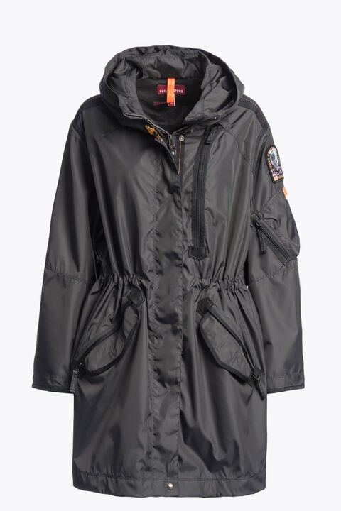 Parajumpers TANK - HOODED PARKA OFF-BLACK 26SMPWJKMA37P500600