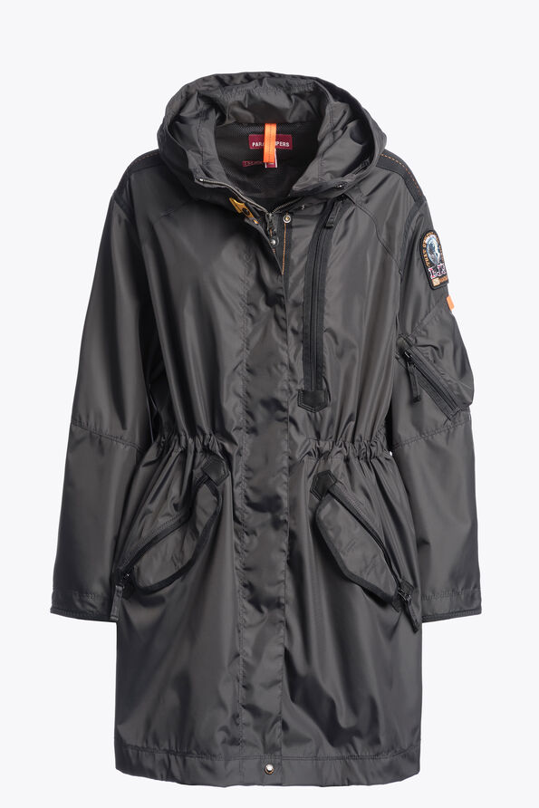 Parajumpers TANK - HOODED PARKA OFF-BLACK 26SMPWJKMA37P500600