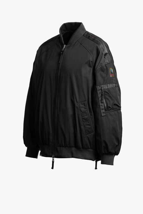 Parajumpers BOMB - REVERSIBLE BOMBER BLACK 26WMPWJKIN32P760541