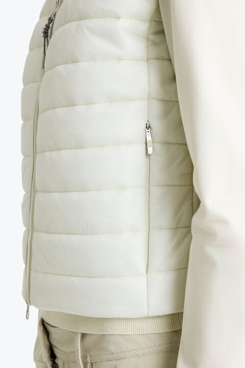 Parajumpers CORINA - HYBRID SWEATSHIRT MOSSY CHALK 26SMPWHYFP33P550277