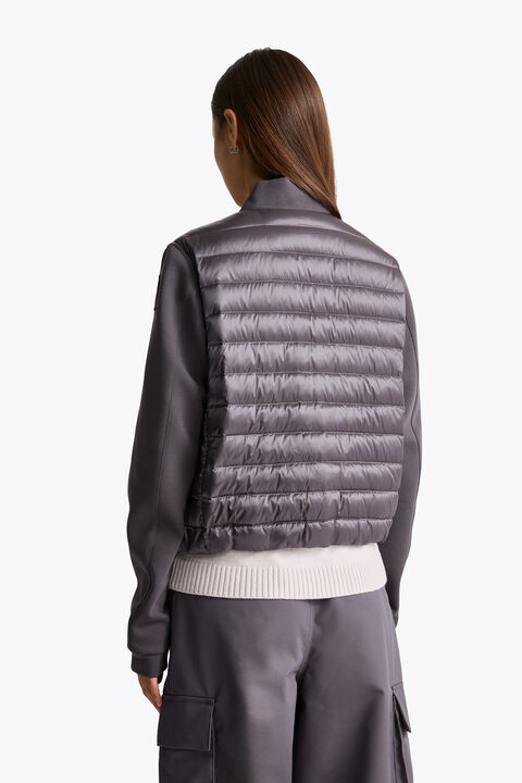 Parajumpers KALYSTA - HYBRID SWEATSHIRT GRAPHITE ORCHID 26WMPWHYFP30P630124