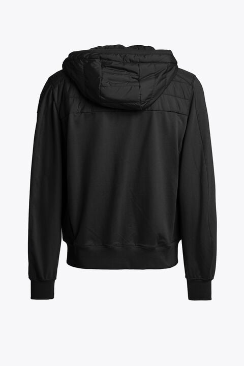 Parajumpers IVOR - HYBRID SWEAT BLACK 26SMPMHYFP01P060541