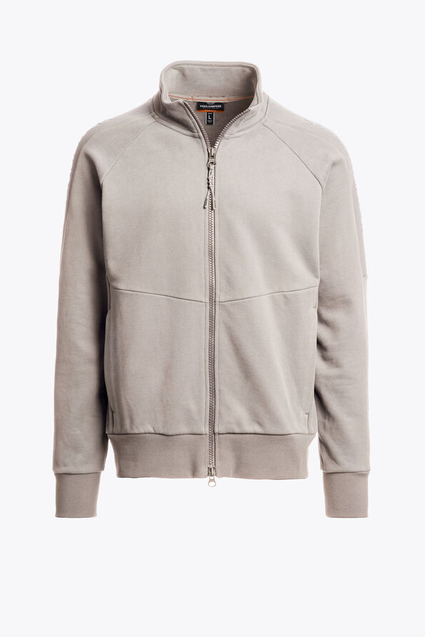 Parajumpers OTGON - FULL-ZIP SWEATSHIRT MID GREY 26WMPMFLTZ05P480137