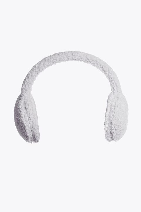 Parajumpers POWER - CURLY FLEECE EARMUFFS PEARL GREY 25WMPAHBHA40PAN0118