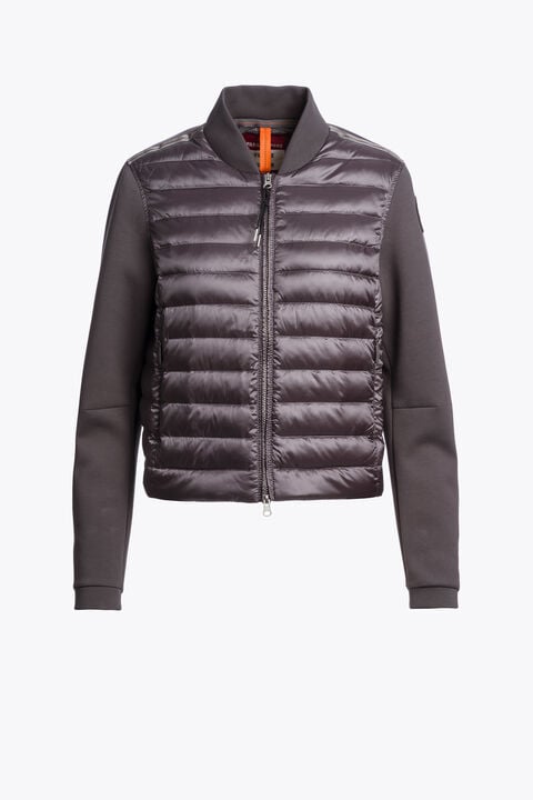 Parajumpers KALYSTA - HYBRID SWEATSHIRT GRAPHITE ORCHID 26WMPWHYFP30P630124