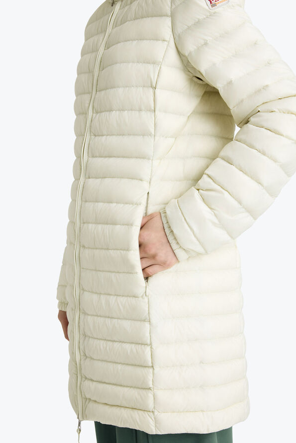 Parajumpers MEREDITH - GEWATTEERDE JAS MET CAPUCHON MOSSY CHALK 26SMPWPUSL32P530277