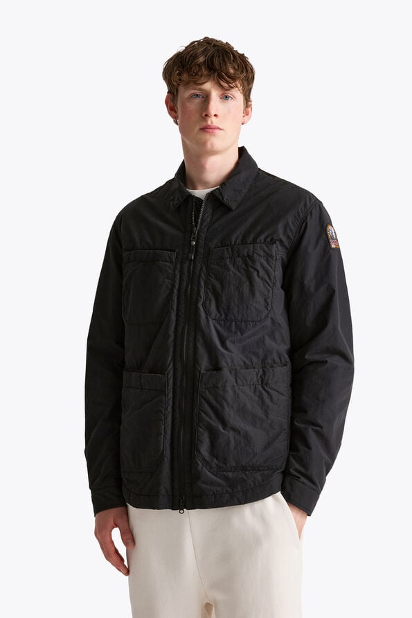 Parajumpers WISNER - PADDED OVERSHIRT BLACK 26WMPMOSQD01P330541
