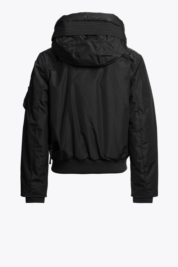 Parajumpers GOBI - HOODED BOMBER BLACK 25WMPBJKMA61PBA0541