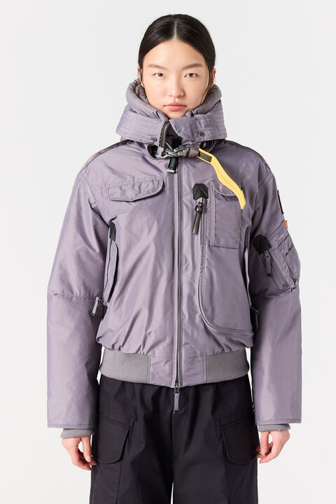 Parajumpers GOBI - HOODED BOMBER BLUE NAVY 25WMPWJKMA31P660316