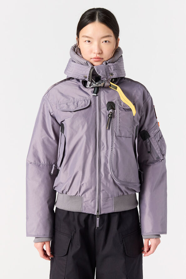 Parajumpers GOBI - HOODED BOMBER BLUE NAVY 25WMPWJKMA31P660316