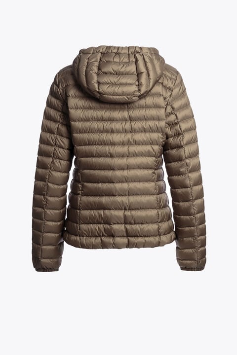 Parajumpers GENIE - HOODED DOWN JACKET OLIVE BROWN 26SMPWPUSL33P530280