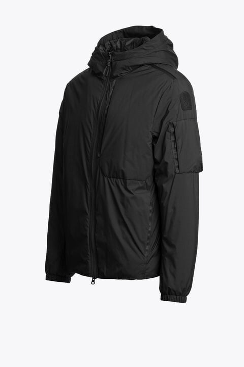 Parajumpers BALCARRES - HOODED JACKET BLACK 26WMPMJKTA02P420541