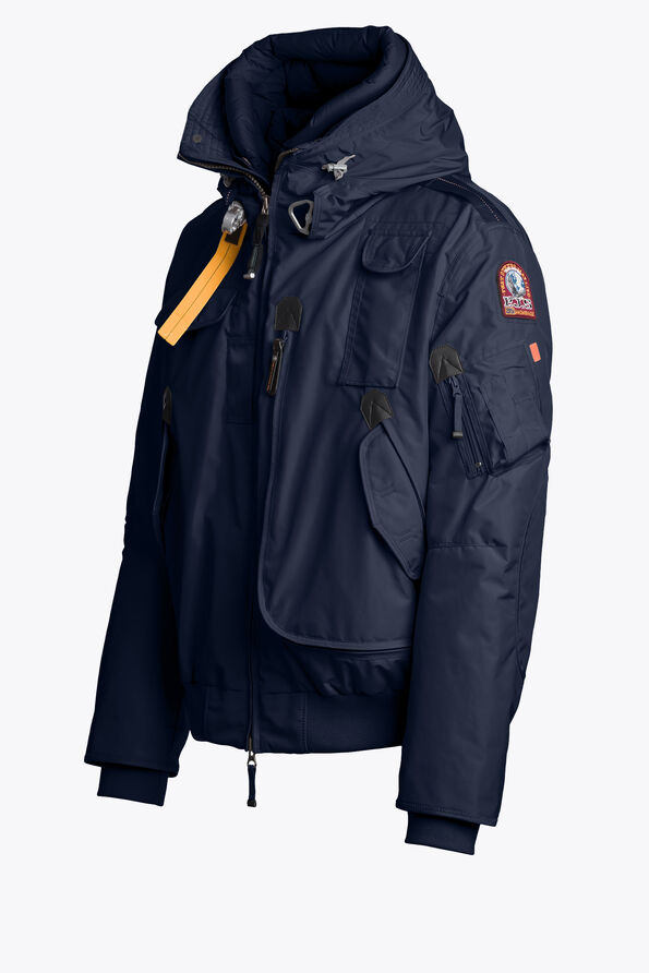 Parajumpers GOBI - HOODED BOMBER BLUE NAVY 25WMPMJKMA01P010316