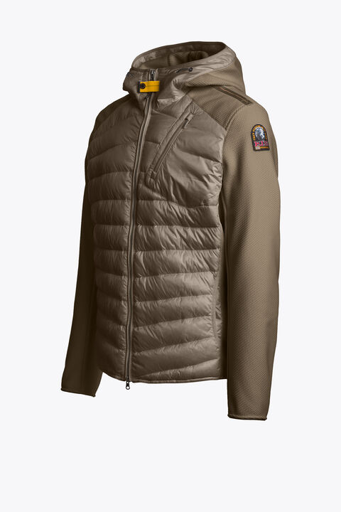Parajumpers NOLAN - HYBRID JACKET SLATE MUD 26WMPMHYWU02P100128